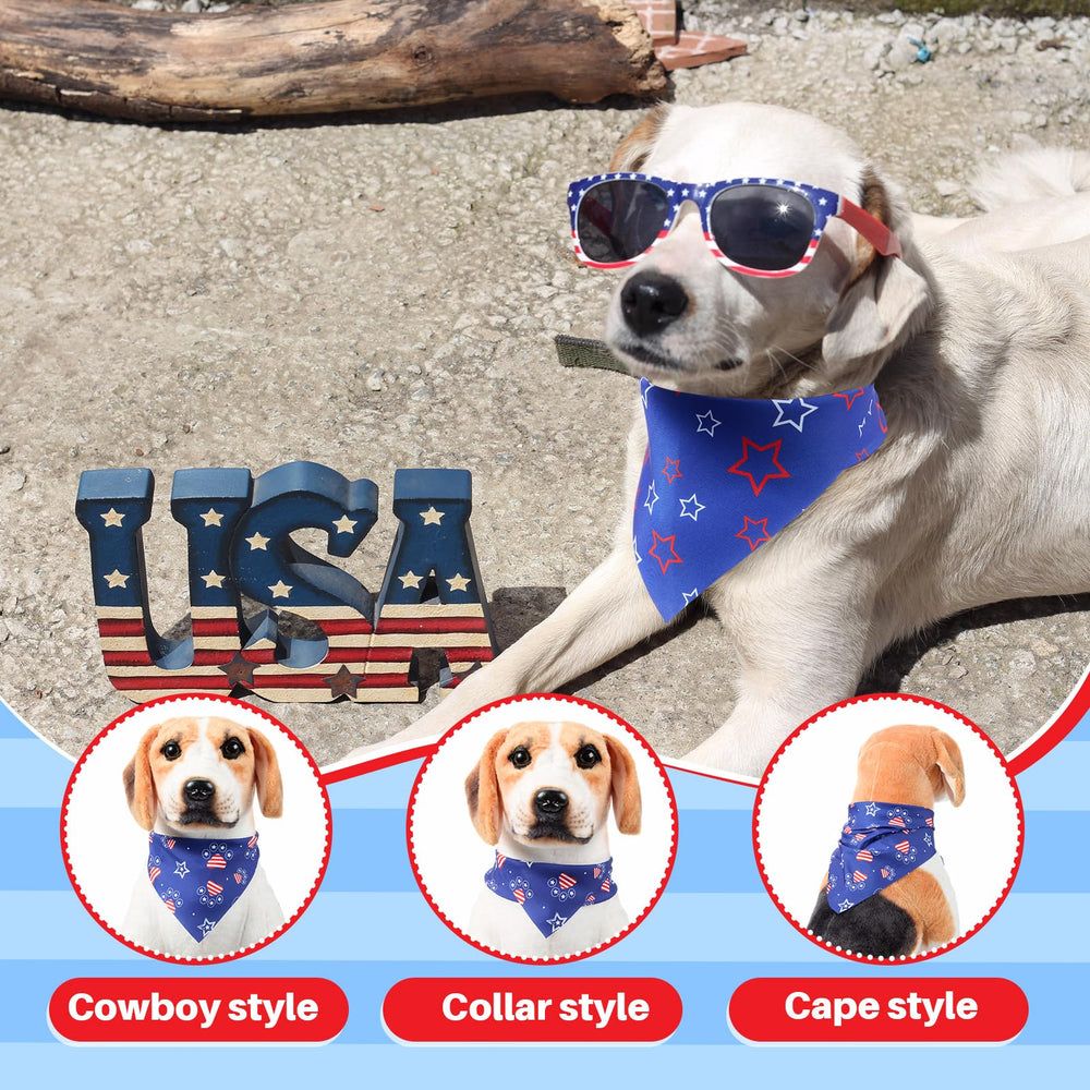 Bandana de Sanwuta para perros multicolor, lista para celebraciones del Día de la Independencia.