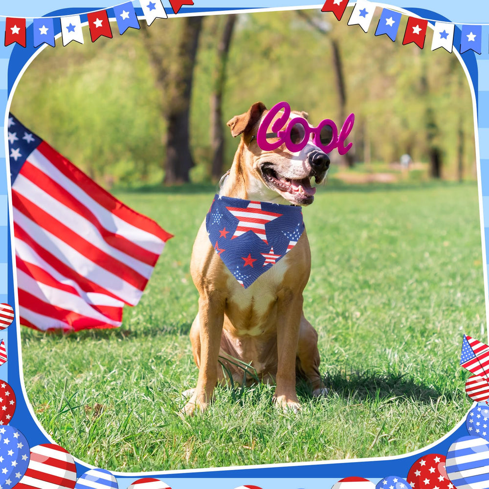 Bandana triángulo para perros Sanwuta con estilo festivo para sesiones de fotos.