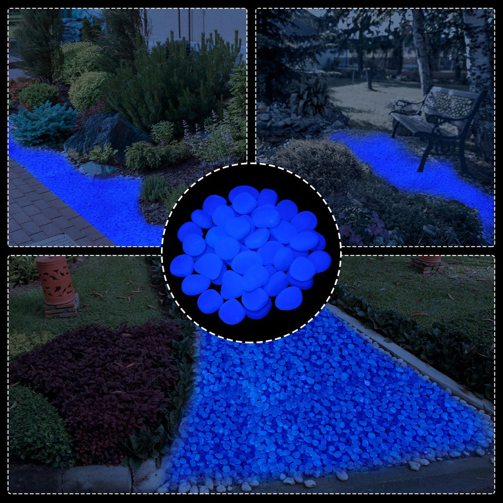 Piedras decorativas Sasylvia luminosas para interiores y fiestas