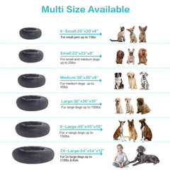 SAVFOX Cama donut con reborde elevado para mayor seguridad