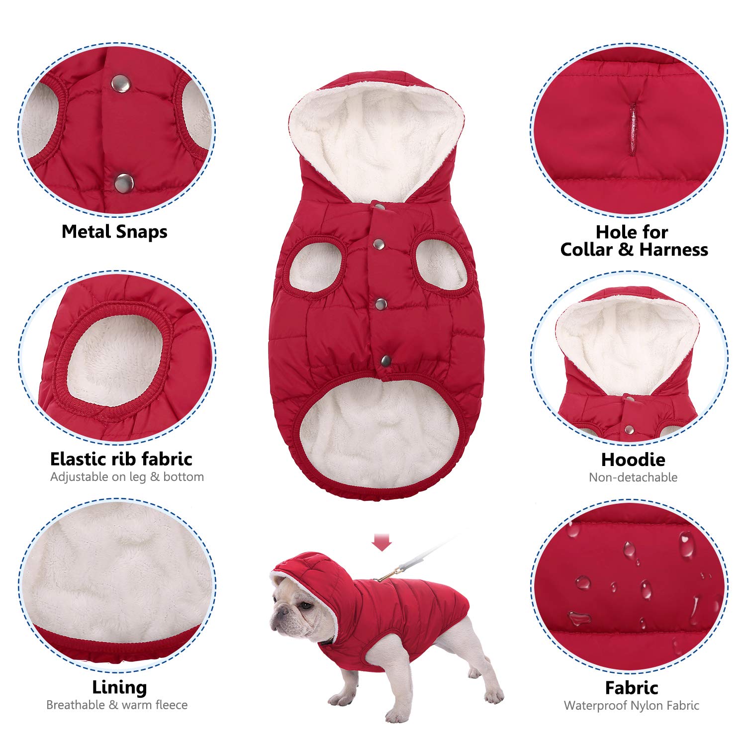 SAWMONG borde elástico en patas y base para ajuste cómodo