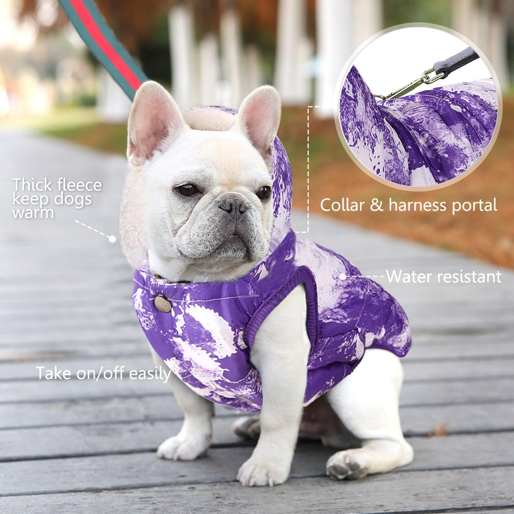 SAWMONG chaqueta para perro con forro de felpa interior para mayor calidez
