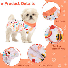 SAWMONG disfraz recuperación perro diseño general elegante y funcional
