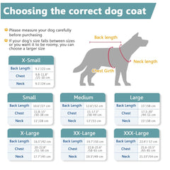 SAWMONG perro uso exterior frío, ropa cálida para días frescos.