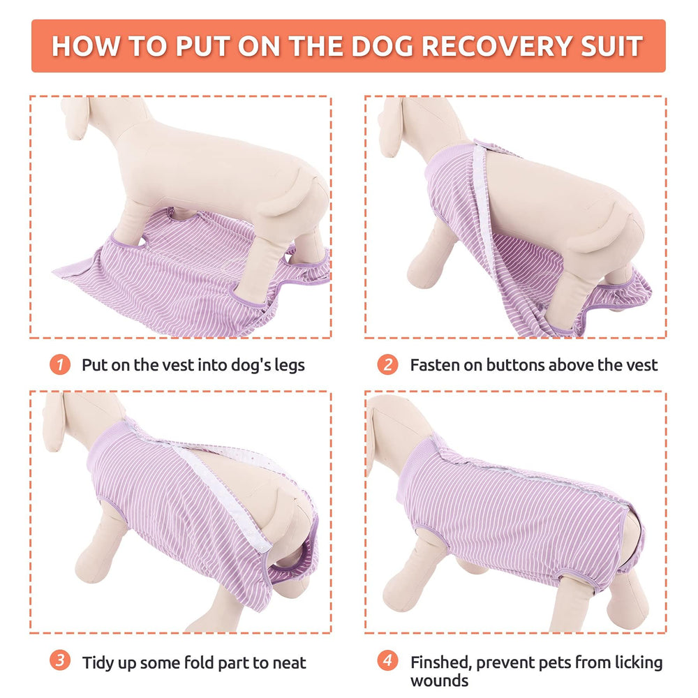 SAWMONG prenda de recuperación para perros, material transpirable, comodidad diaria.