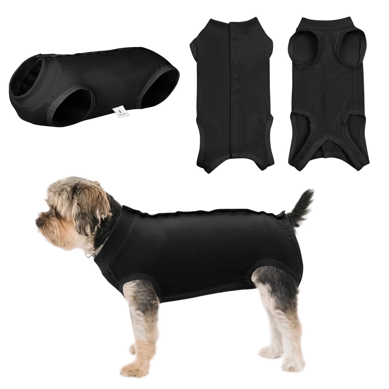 SAWMONG traje recuperación perro-diseño completo: evita lamidos y reduce estrés