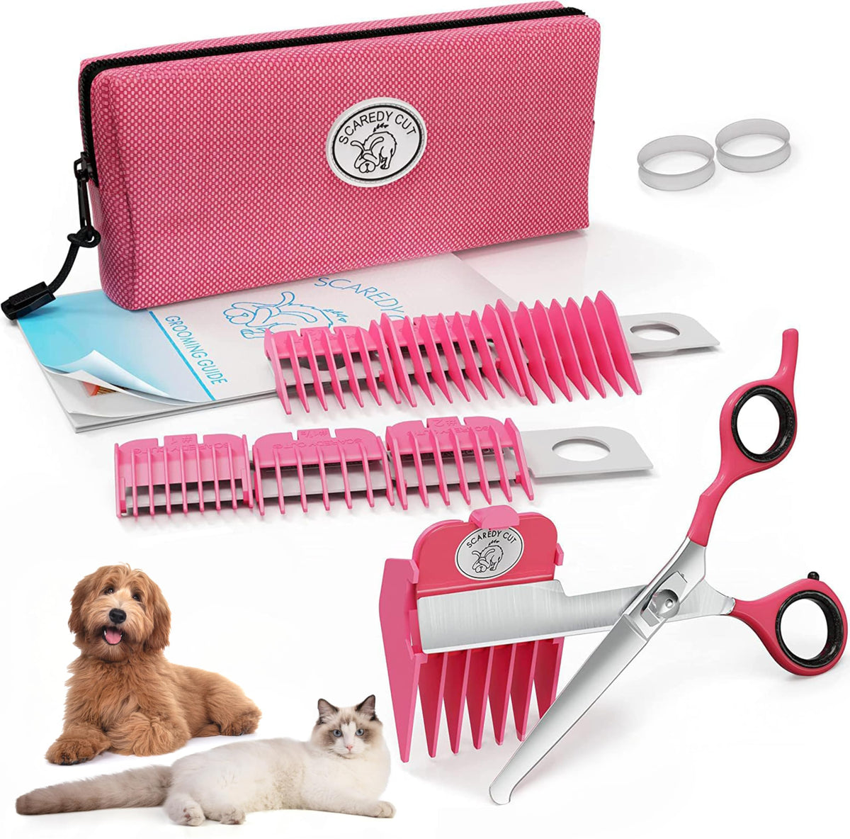 Scaredy Cut en empaque, kit silencioso para sesiones tranquilas