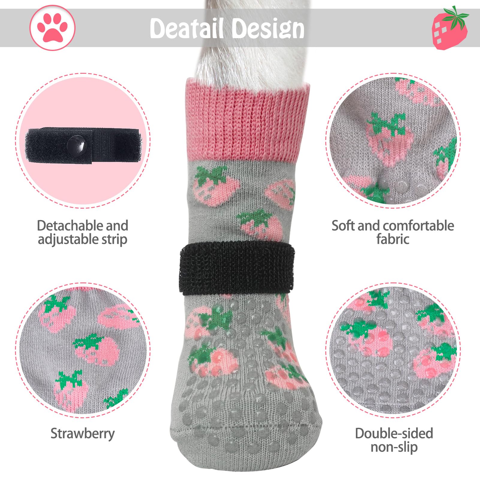 SCENEREAL calcetines con correa ajustable para ajuste seguro