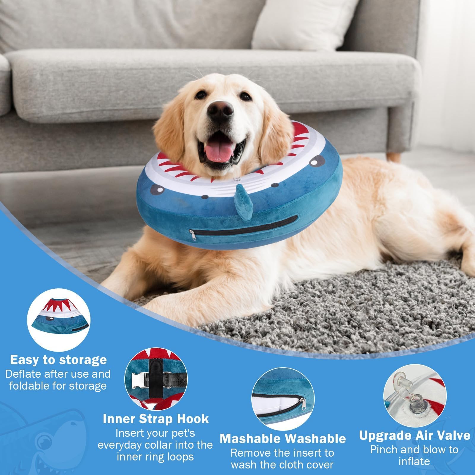 SCENEREAL ajuste interior facilita fijación con el collar diario