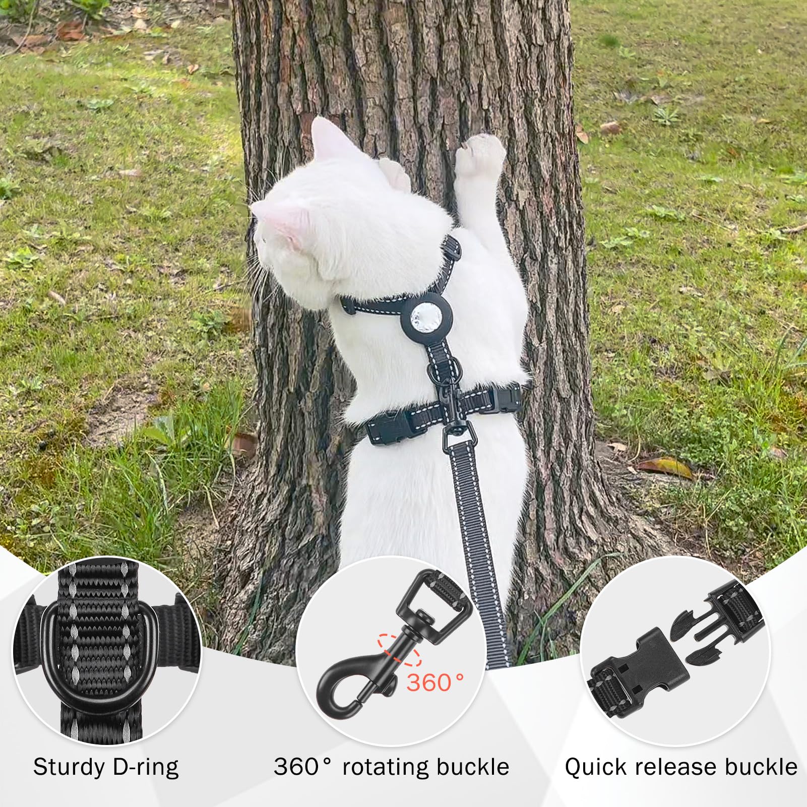 SCENEREAL arnés-gato para uso en interiores y exteriores.