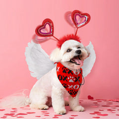 SCENEREAL bandana perro Valentin, accesorio versátil para celebraciones y sesiones de fotos.