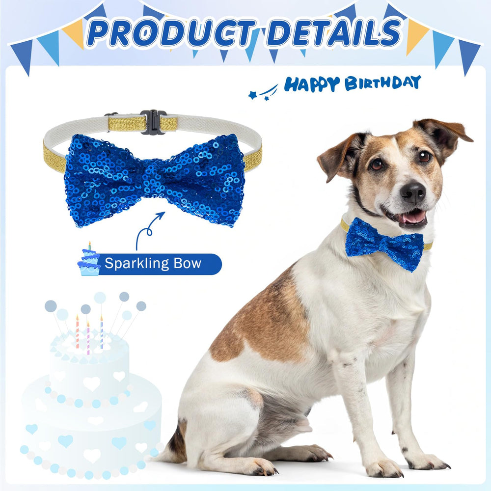 SCENEREAL banderín de cumpleaños para perro, ideal para decorar y tomar fotos.