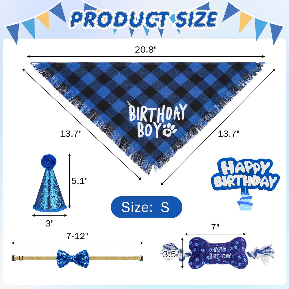 SCENEREAL banner de cumpleaños para perros, decoración rápida para fondo y fotos