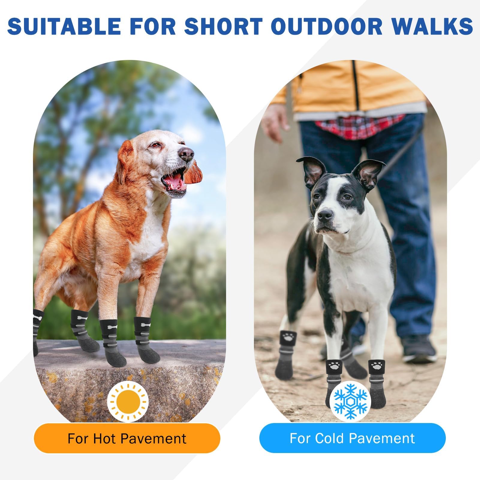 SCENEREAL botas con ajuste doble para seguridad durante paseos.
