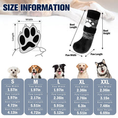 SCENEREAL botas impermeables para perros protegen patas de charcos.