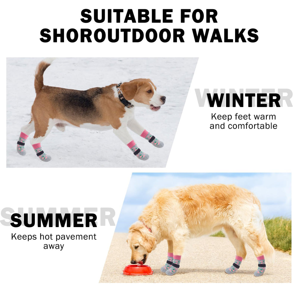 SCENEREAL calcetines perro aislamiento ligero para invierno