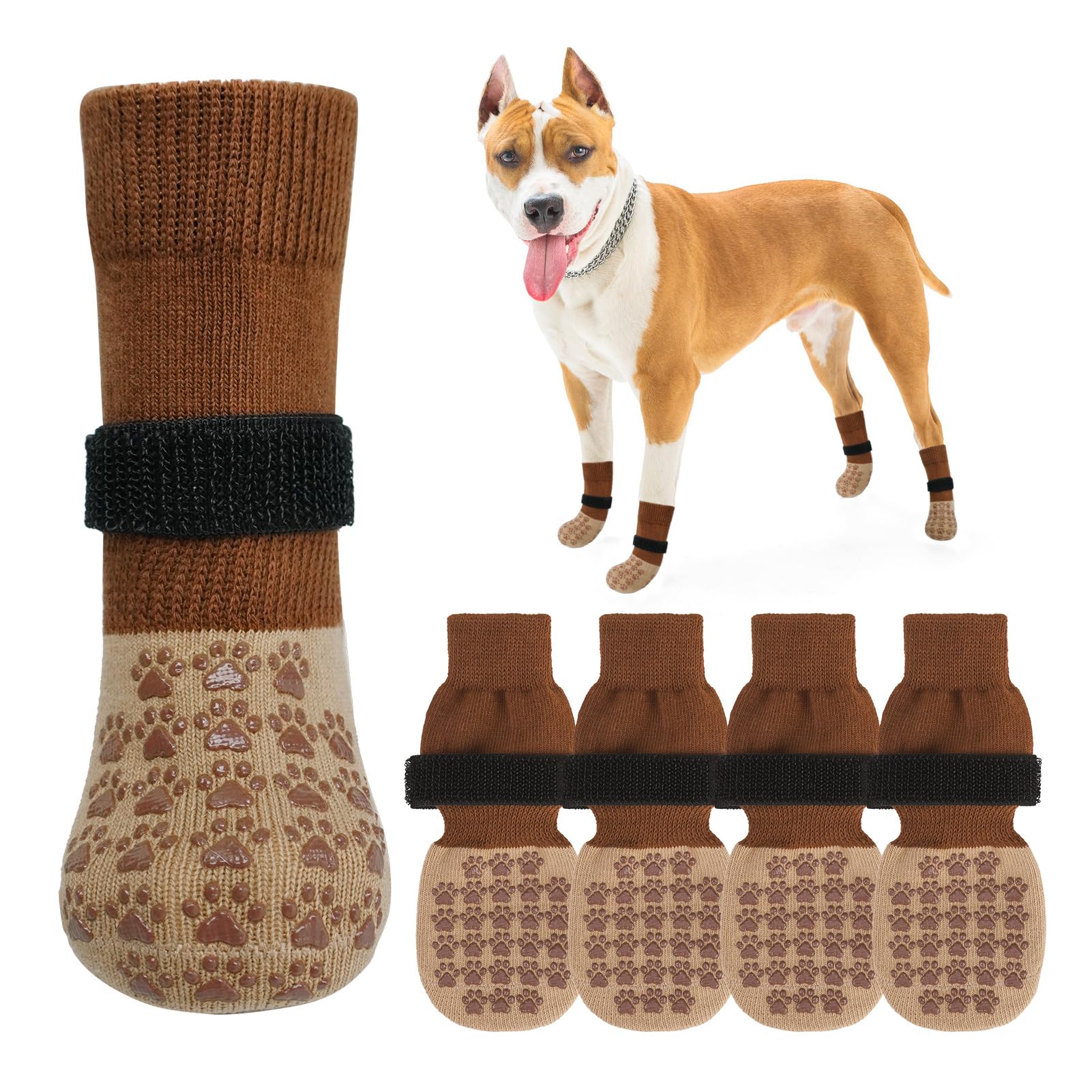 SCENEREAL calcetines para perros anti lamido de patas, protección suave.
