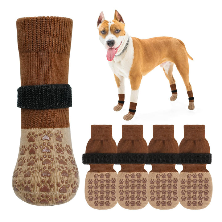 SCENEREAL calcetines para perros anti lamido de patas, protección suave.