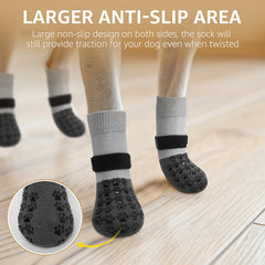 SCENEREAL calcetines antideslizantes para perros, mejor agarre en suelos lisos.