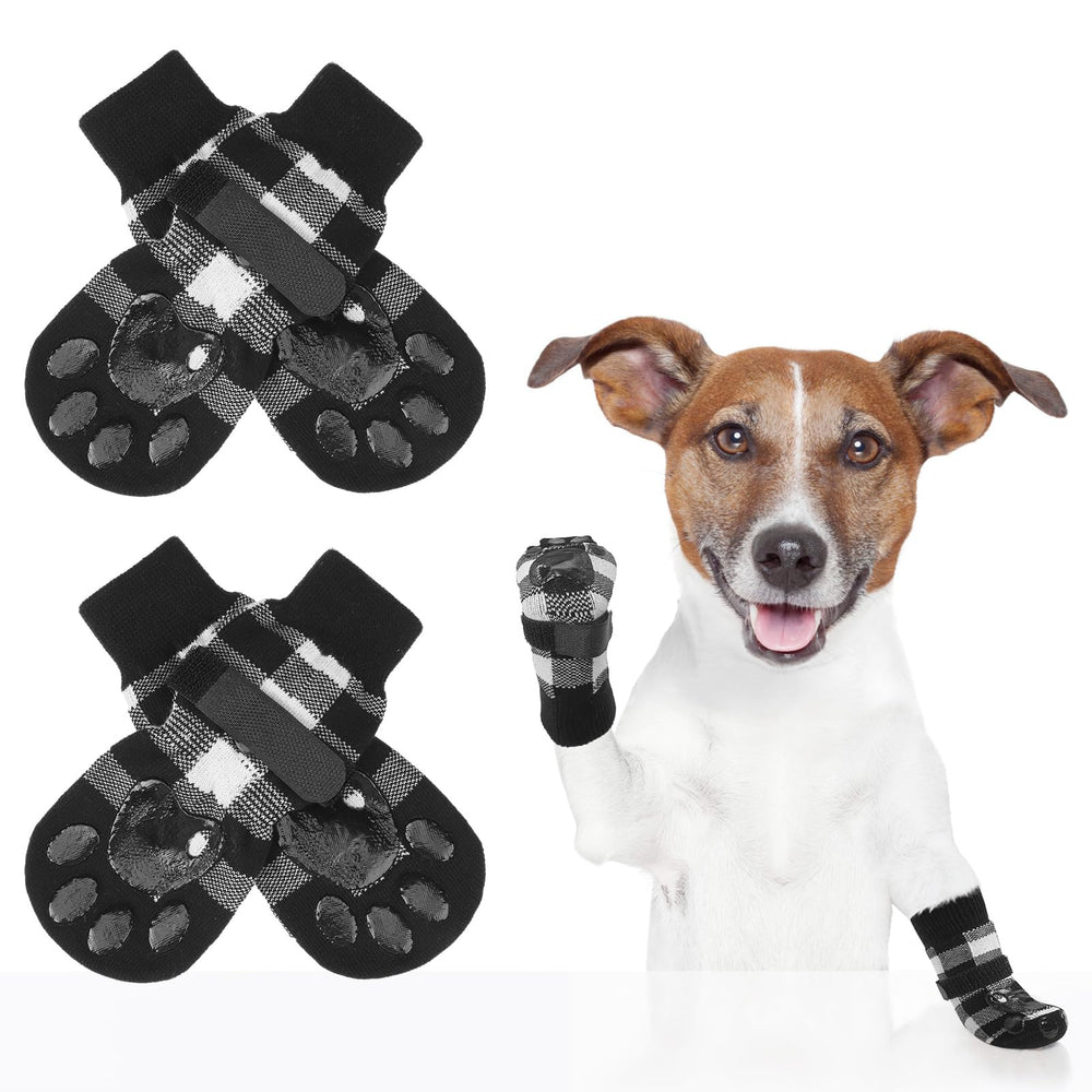 SCENEREAL calcetines antideslizantes para perros, ideales para interiores y evitar resbalones.