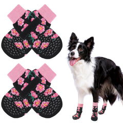 SCENEREAL calcetines perro antideslizantes para interiores