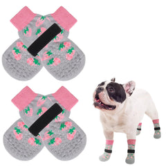 SCENEREAL calcetines antideslizantes para perros mejoran agarre en suelos de madera