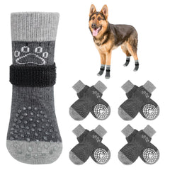 SCENEREAL calcetines para perro con doble lado antideslizante para mayor agarre
