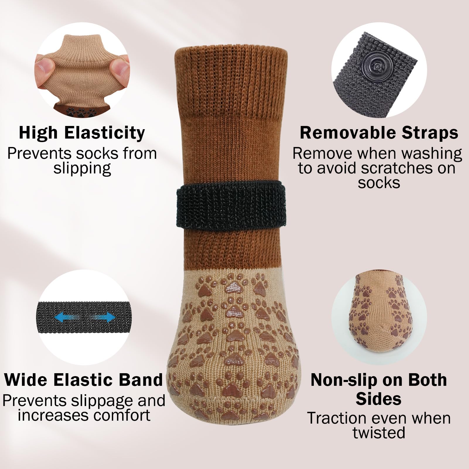 SCENEREAL calcetines protegen contra calor y superficies rugosas, para mayor confort.