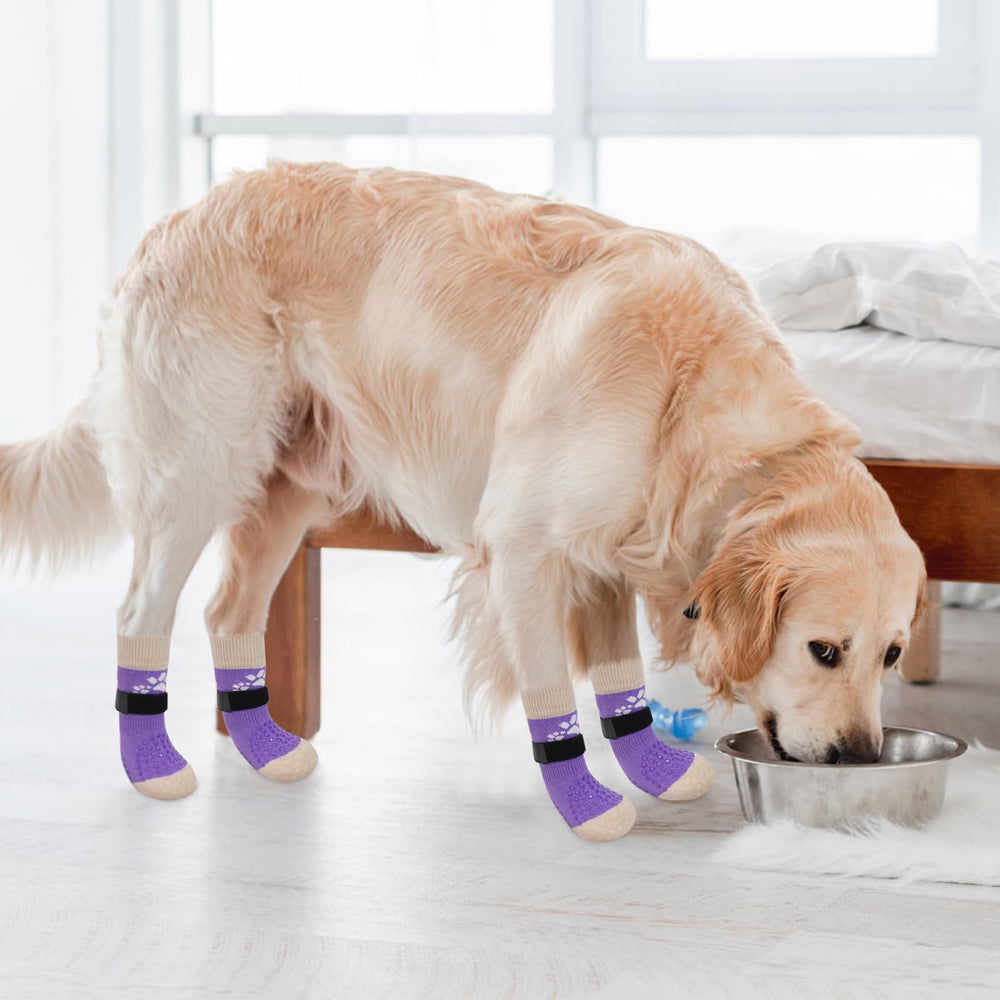 SCENEREAL calcetines talla L para perros grandes, ajuste cómodo y estable