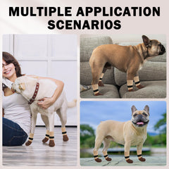 SCENEREAL calcetines para perros senior mejoran movilidad en casa.