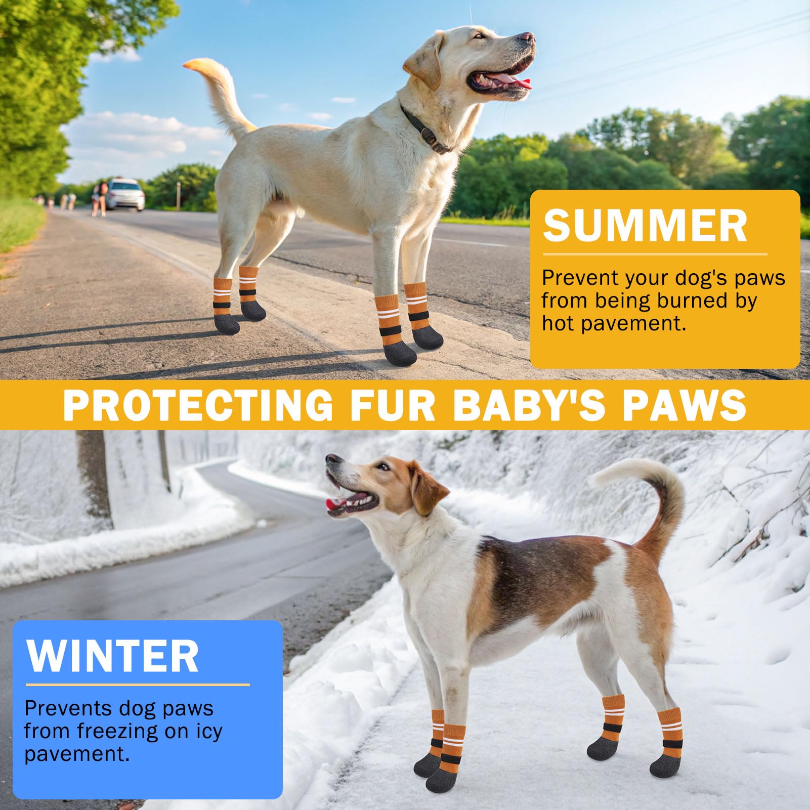 SCENEREAL calcetines de protección evitan lamidos y raspaduras en patas.