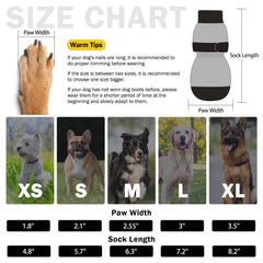 SCENEREAL calzado para perro antideslizante de doble cara para mayor estabilidad