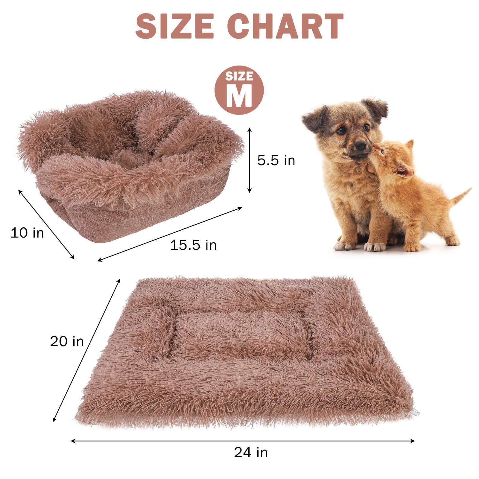 SCENEREAL cama autocalentable, uso interior y exterior para mascotas felices.