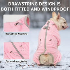 SCENEREAL capa para perro con cobertura total para paseos invernales.