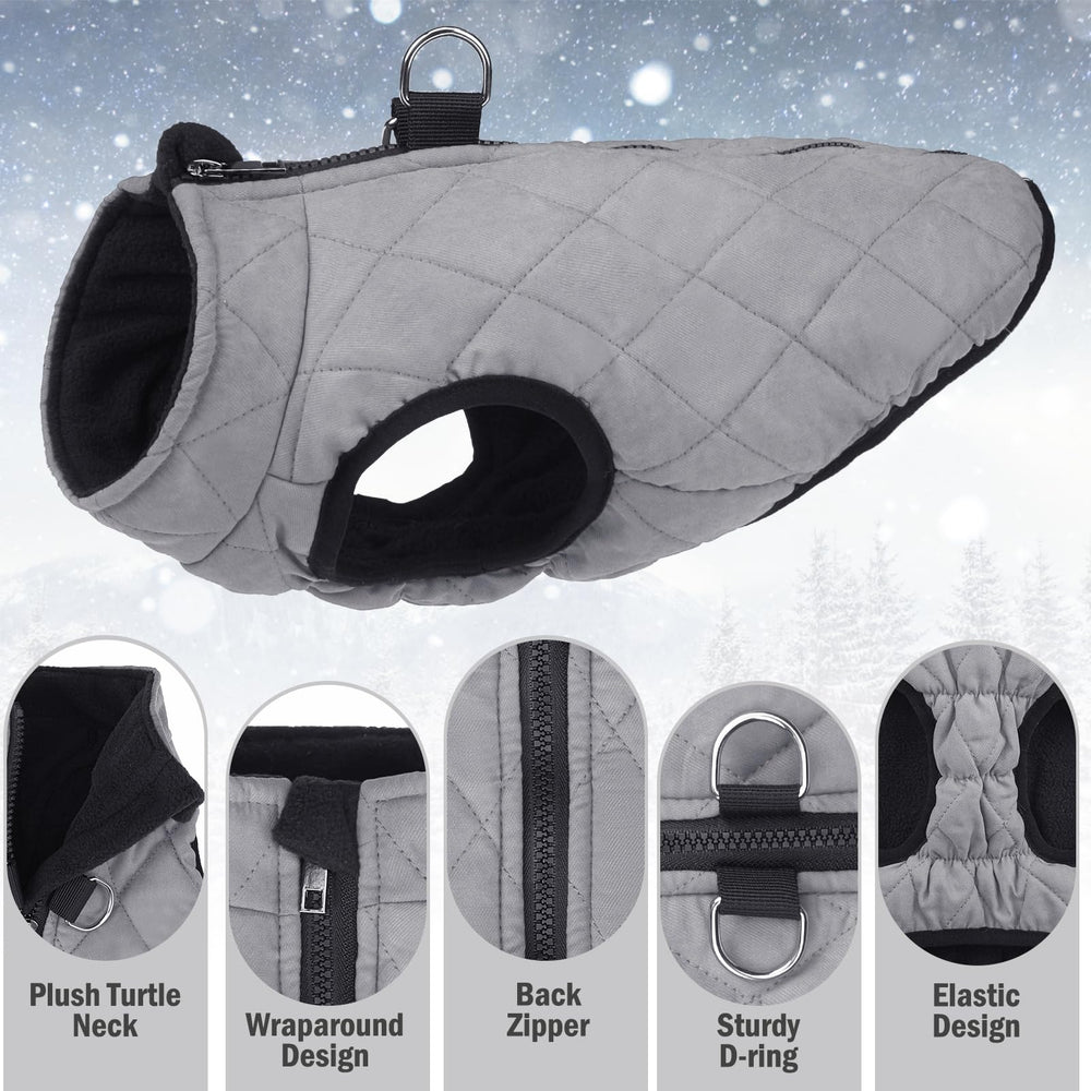 Chaleco SCENEREAL para perro, resistente al viento y cálido para paseos diarios