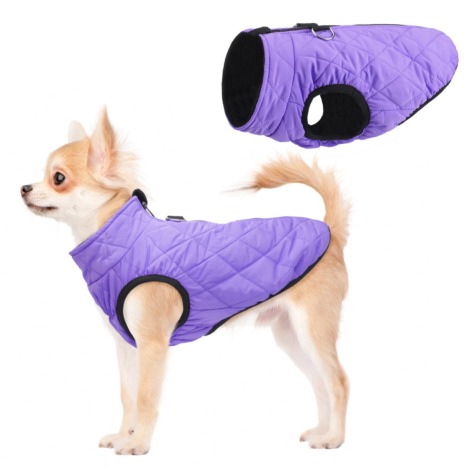 SCENEREAL chaqueta de perro invierno, exterior resistente al viento para paseos al aire libre.