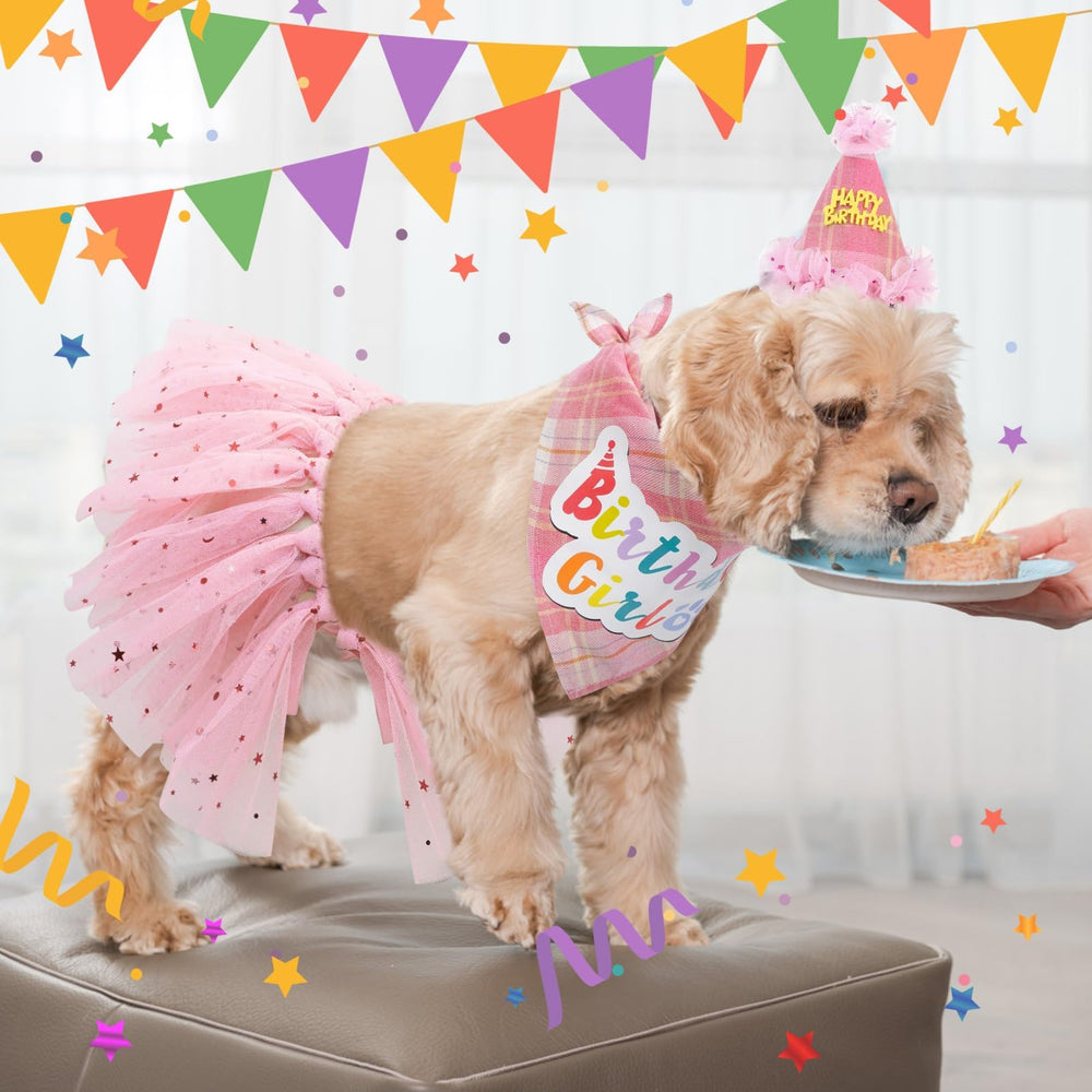 SCENEREAL conjunto para perros, look coordinado para celebraciones
