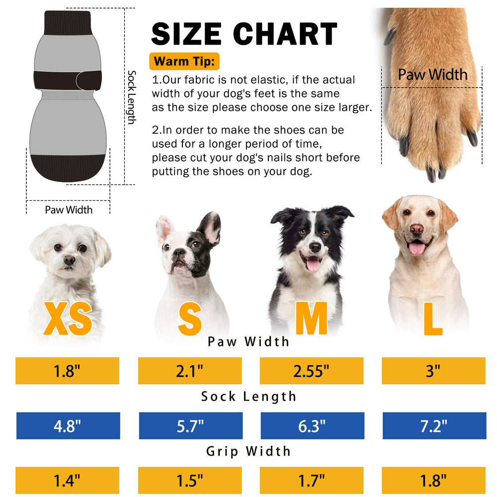 SCENEREAL calcetas para perros protegen pisos y muebles de arañazos