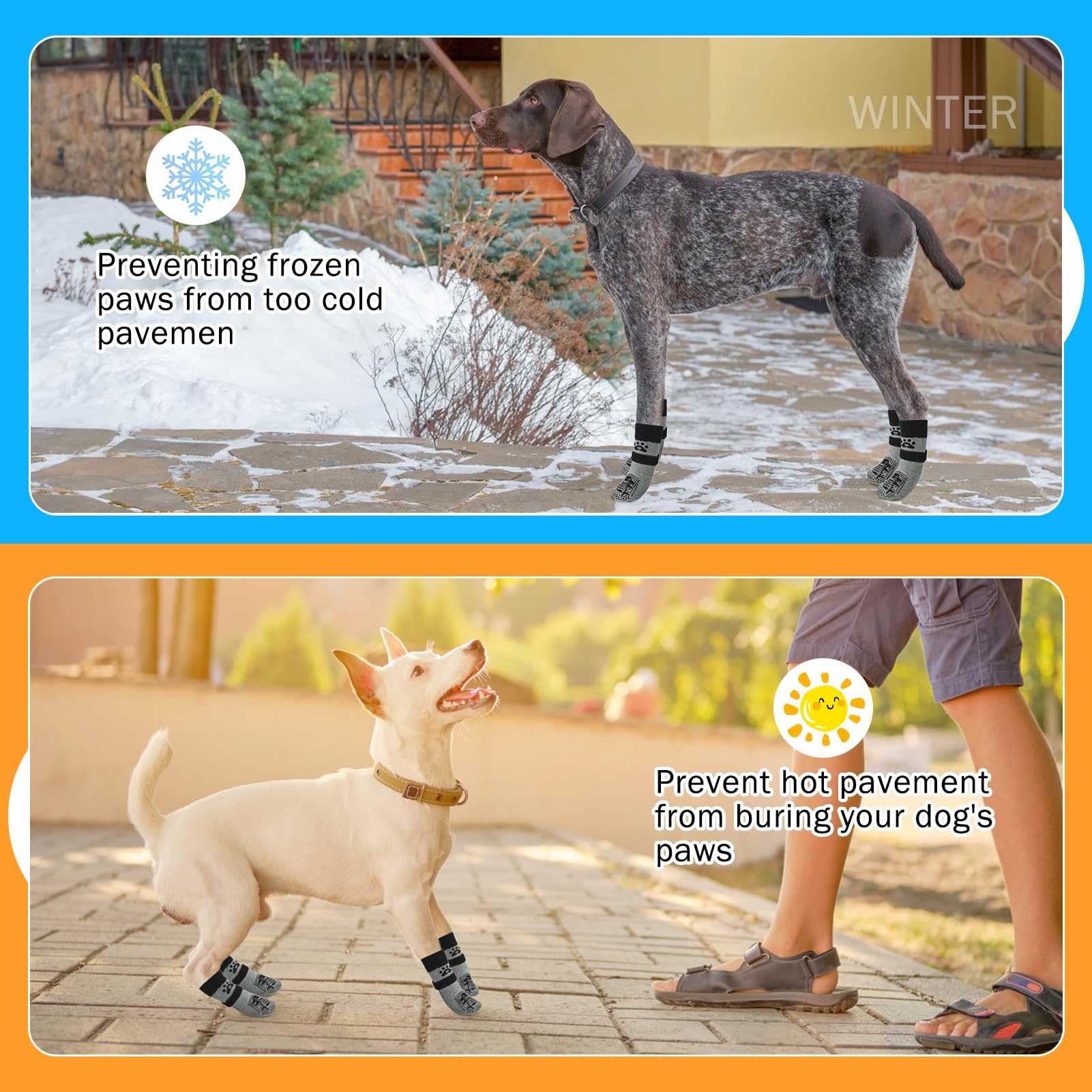 SCENEREAL calcetines para uso en muebles y suelos, reduciendo arañazos y desorden.