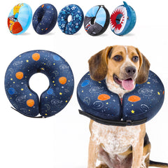SCENEREAL Donut Collar Inflable para perro, uso diario cómodo durante la recuperación.