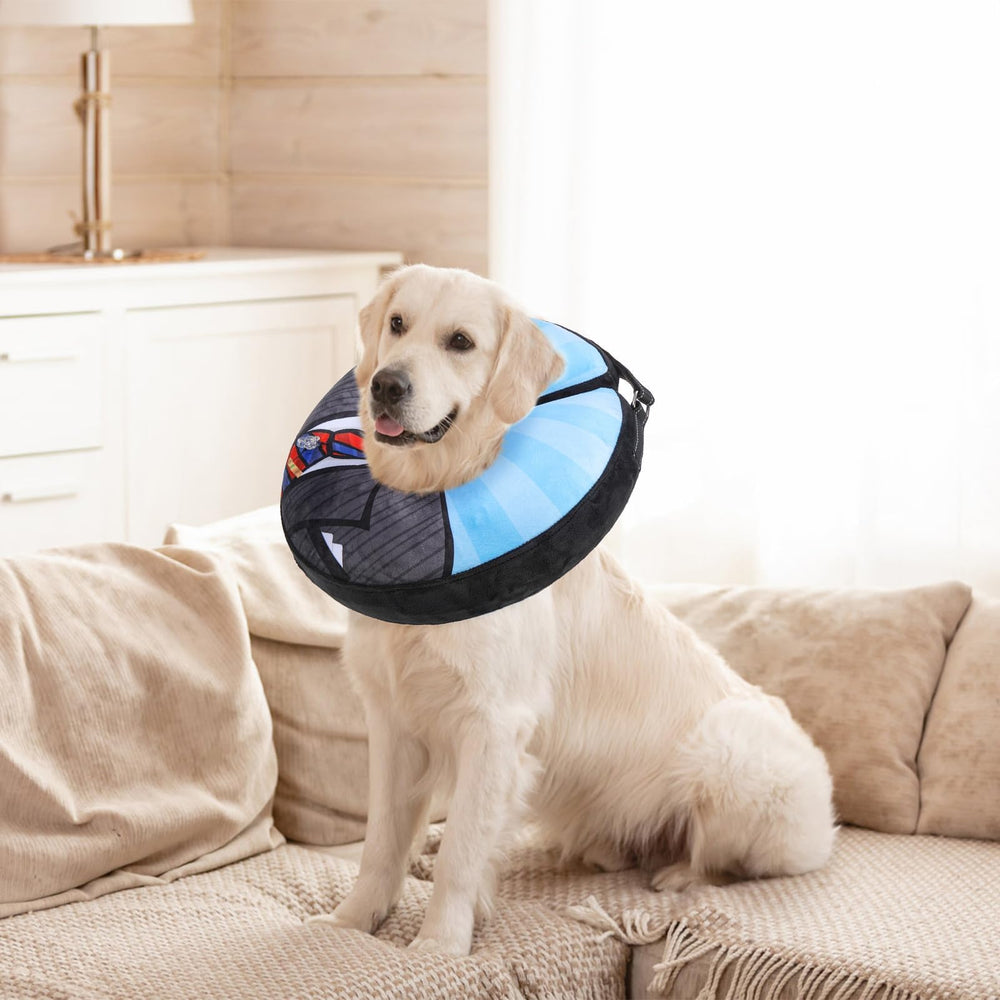 SCENEREAL Collar-donut inflable protege la herida sin bloquear la visión