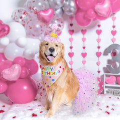 SCENEREAL falda tutu para perro, ajuste cómodo y elegante.