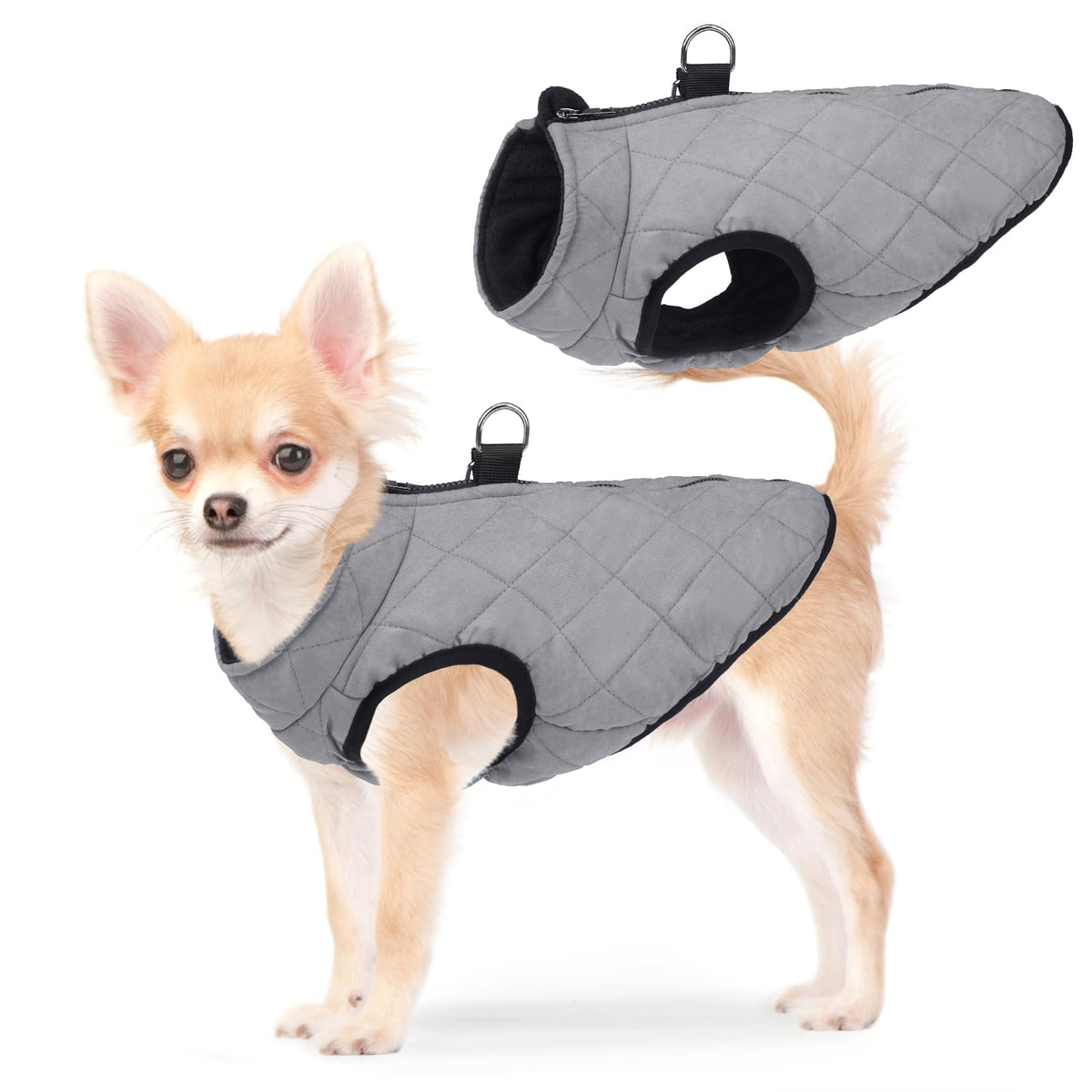 Chaleco para perro SCENEREAL con arnés integrado, ideal para paseos en clima frío