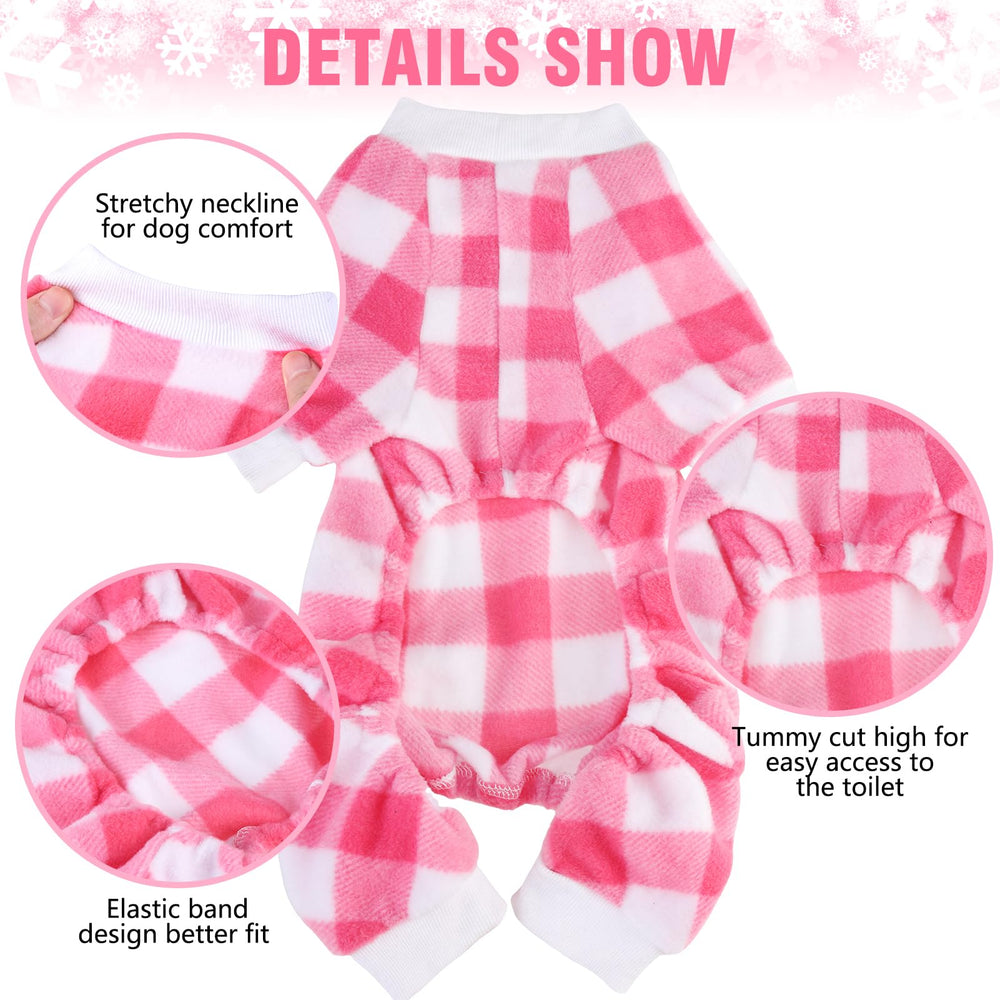 SCENEREAL detalle cintura elástica en pijama canino para ajuste cómodo.