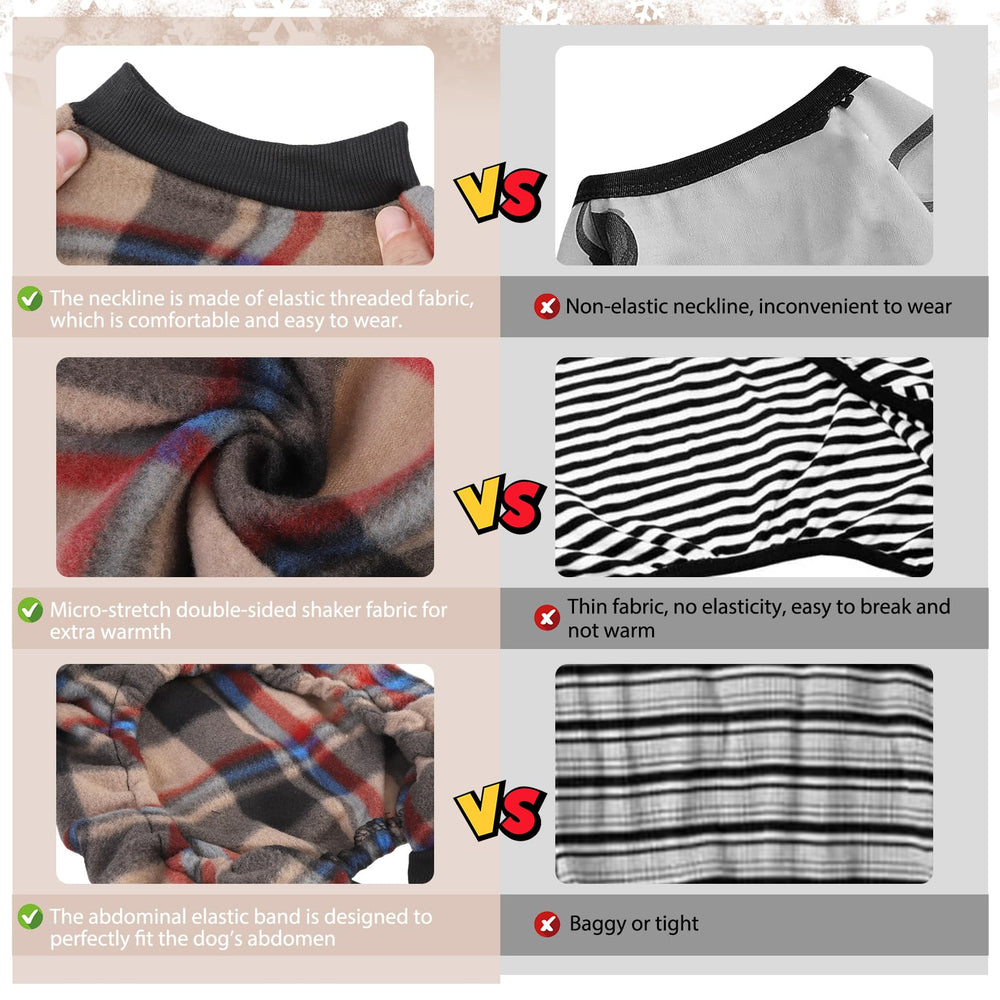 SCENEREAL pijama para perro elasticidad en cintura para ajuste seguro