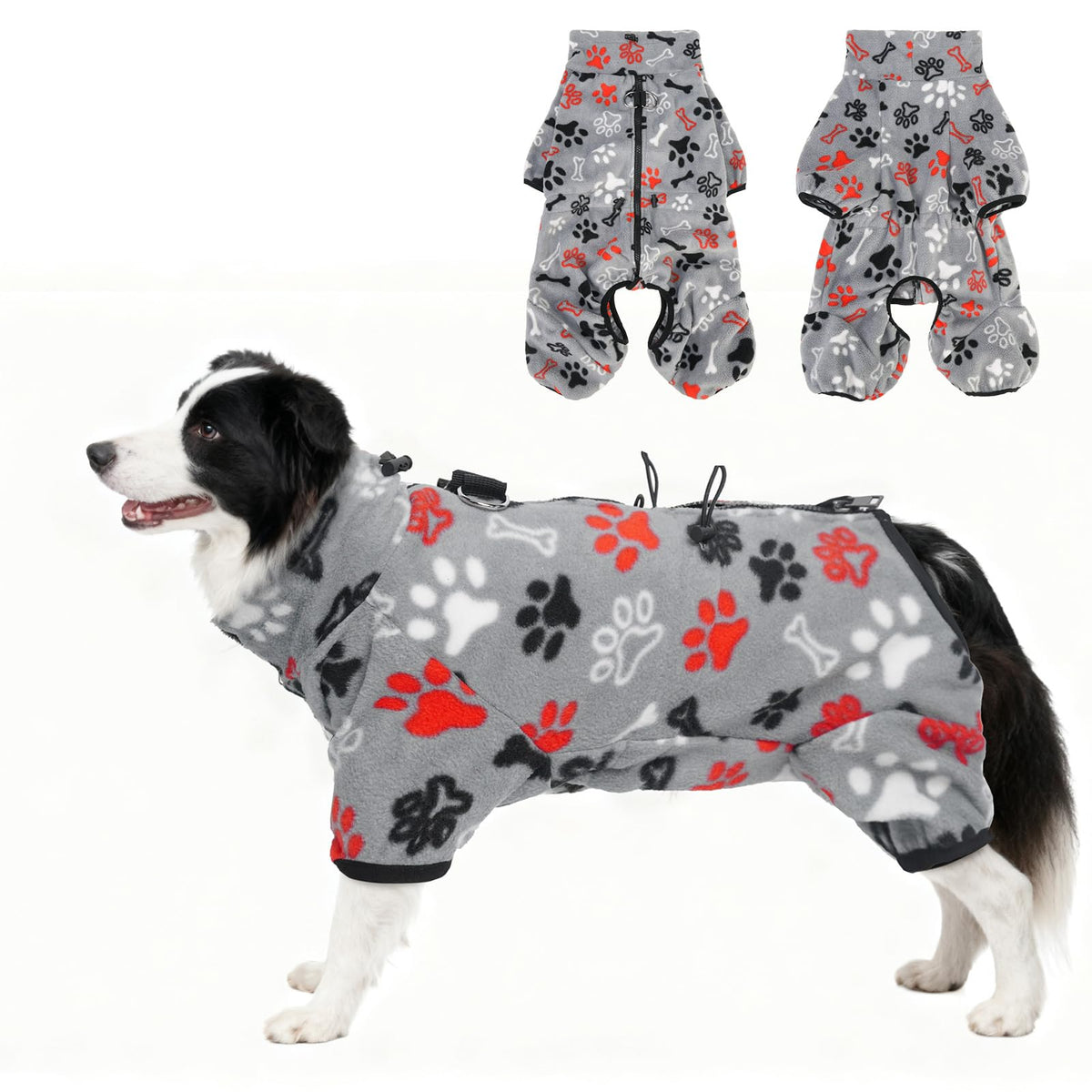 SCENEREAL pijama para perros, vista general, ideal para paseos fríos