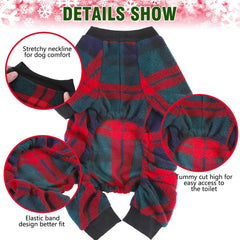 SCENEREAL pijamas para perros con cintura elástica, ajuste cómodo y movimiento libre.