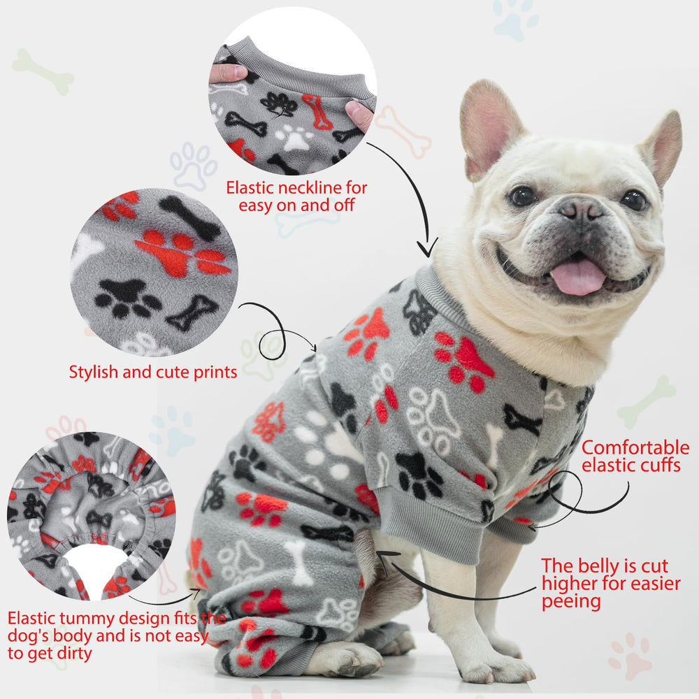 SCENEREAL pijamas perro diseño elástico cintura—ajuste cómodo para dormir.