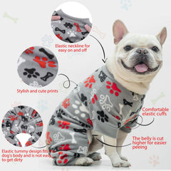 SCENEREAL pijamas perro diseño elástico cintura—ajuste cómodo para dormir.