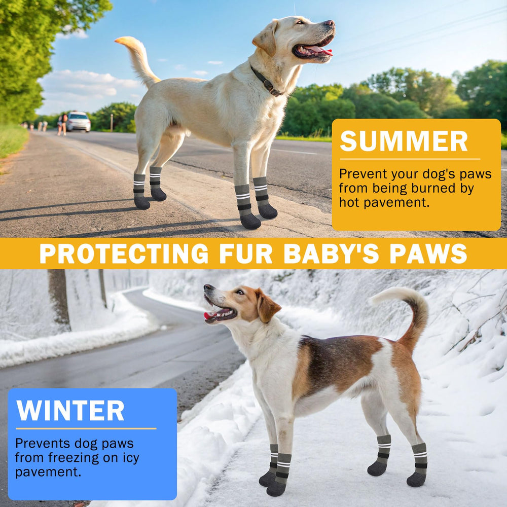 SCENEREAL protección de suelos y muebles con botas para perro.